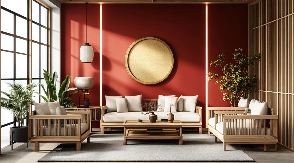 中式美学客厅设计