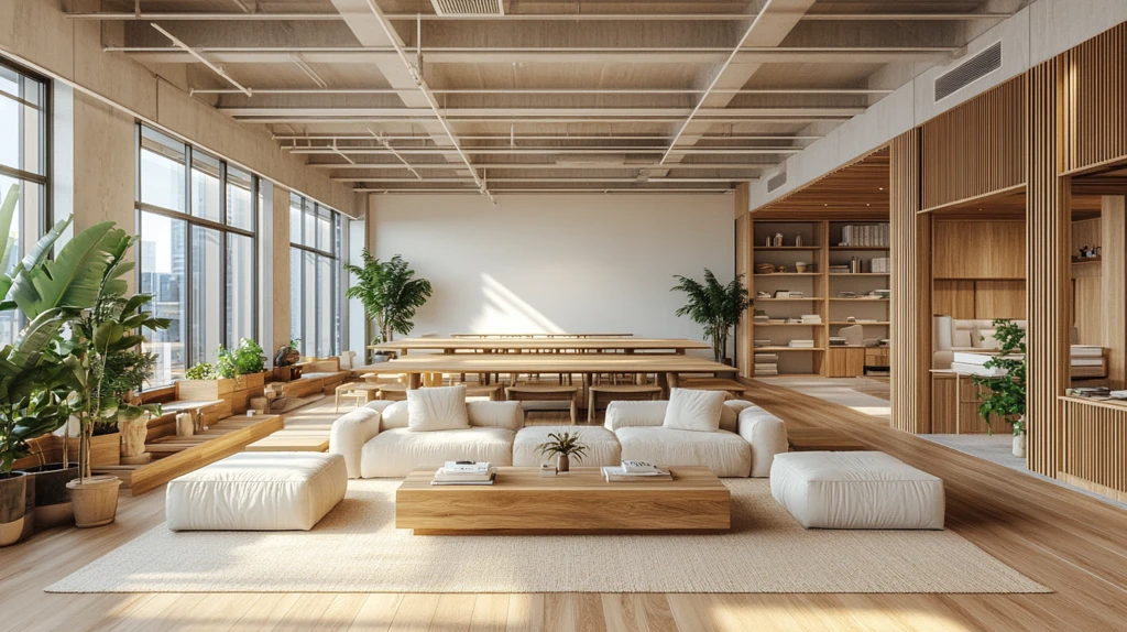 中式沙发办公空间