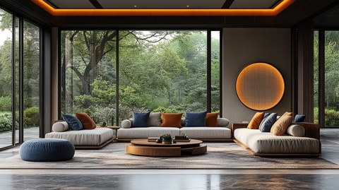 中式简约客厅设计