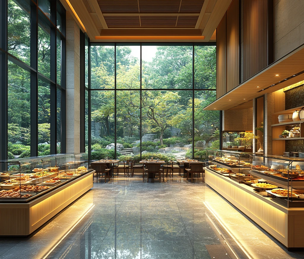 绿黄蓝餐厅空间