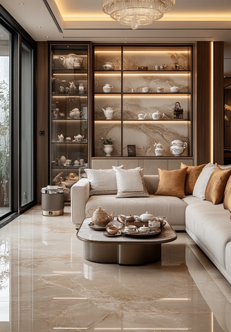 现代客厅茶桌组合