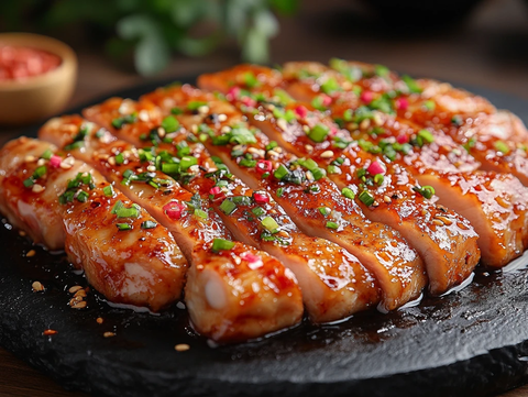 白切鸡美食海报