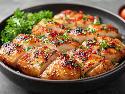 白切鸡美食海报