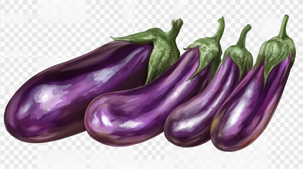 紫色瓜果蔬菜植物