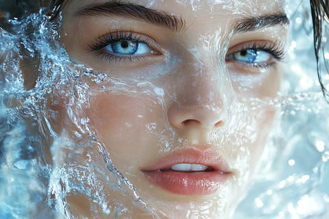 水润透明面膜图