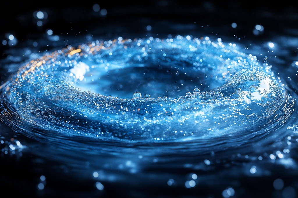 分子科技水润象征