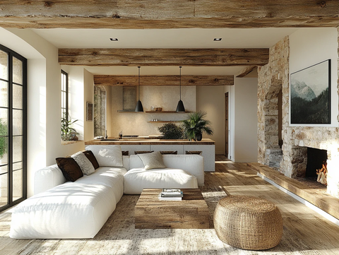 木梁石材简约风