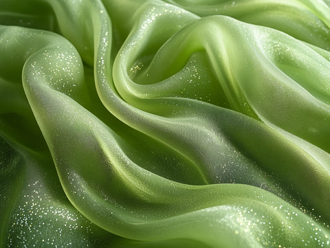 橄榄绿波纹网格