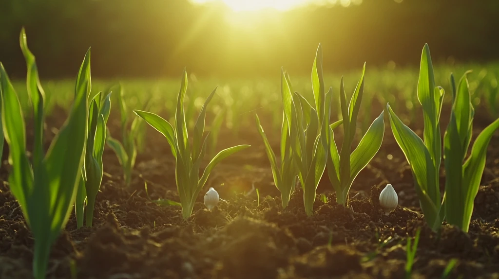 逆光郁金香花骨朵