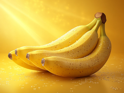 新鲜黄香蕉