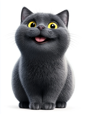 短毛猫快乐瞬间