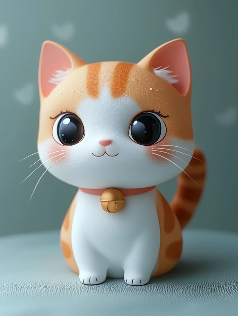 三维蜜糖风小猫图标