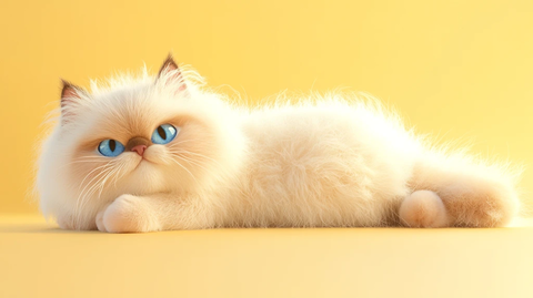 喜马拉雅猫懒洋洋