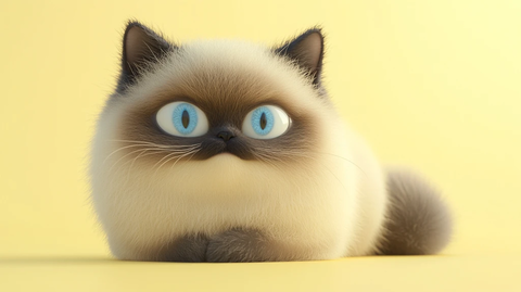 喜马拉雅猫懒洋洋