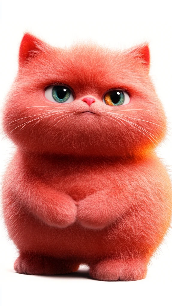 红胖猫咪