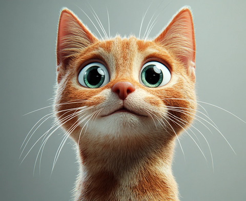 短毛猫表情特写