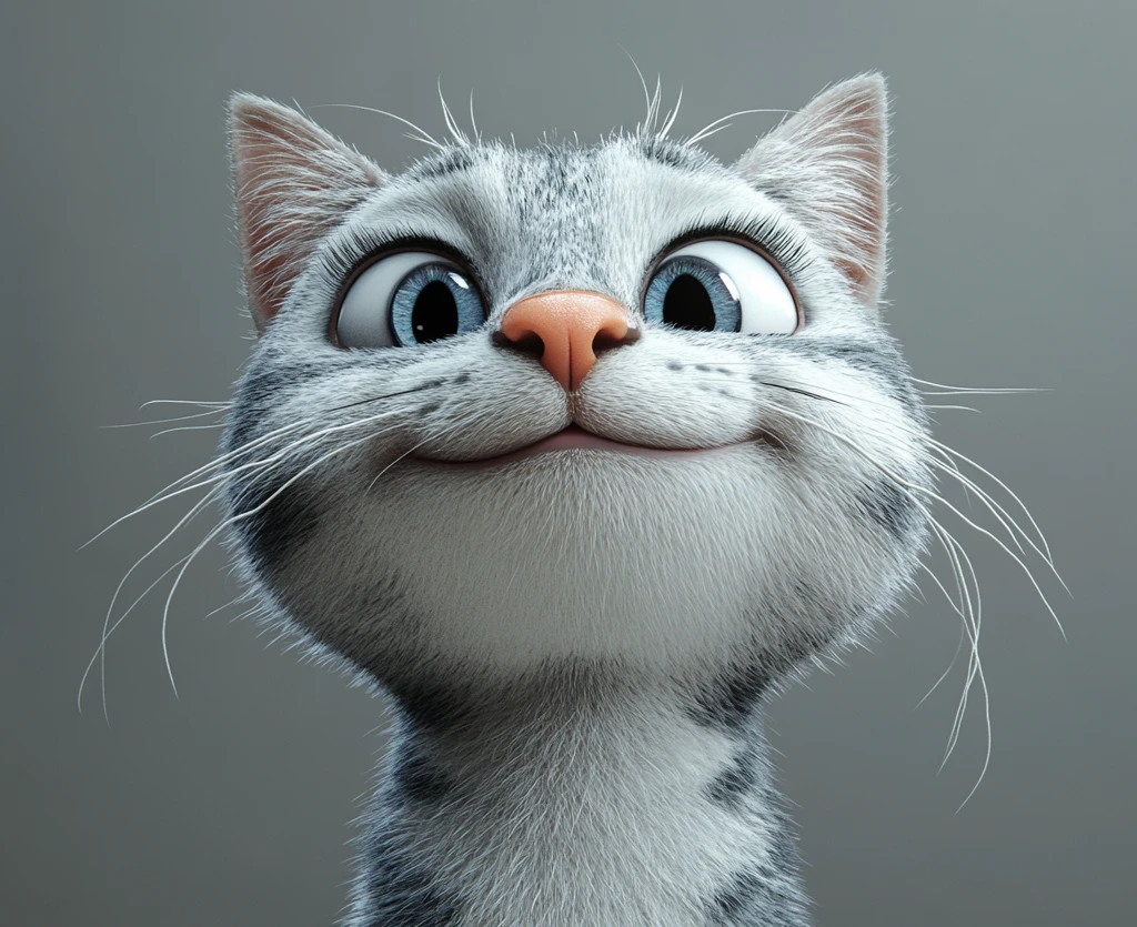 短毛猫表情特写