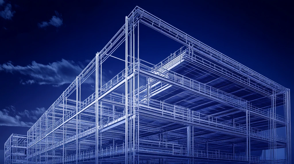 钢结构建筑背景