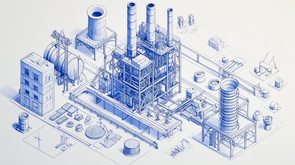 发电设备平面图