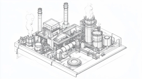 发电设备平面图