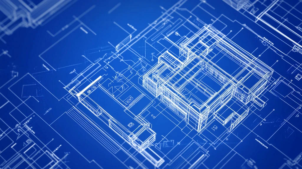建筑蓝图构型