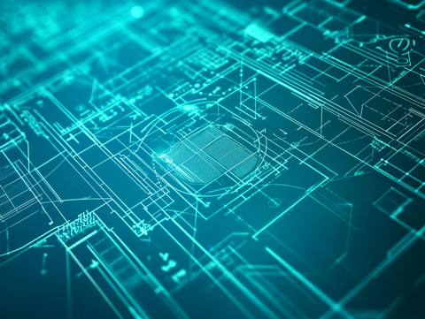 技术蓝图背景