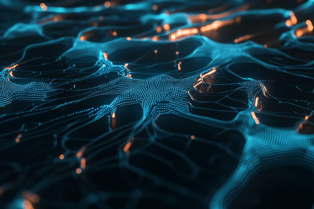 数字网络节点图