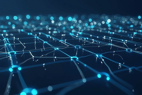 数字网络节点图