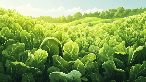 绿色菜地背景