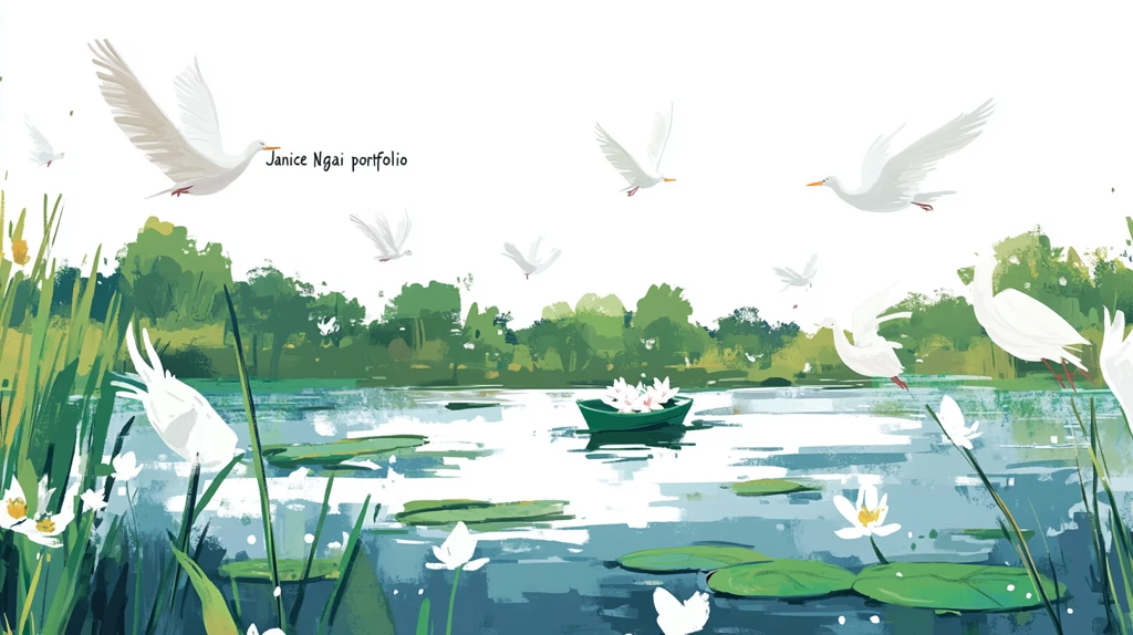 白鸟绿沼花船记