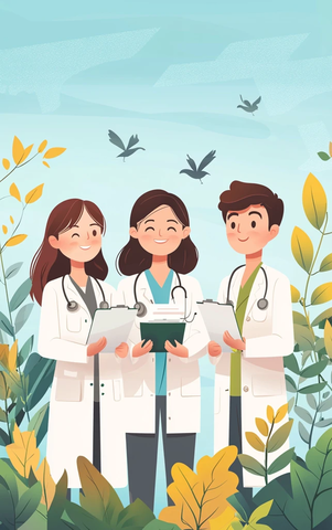 医疗专家与植物