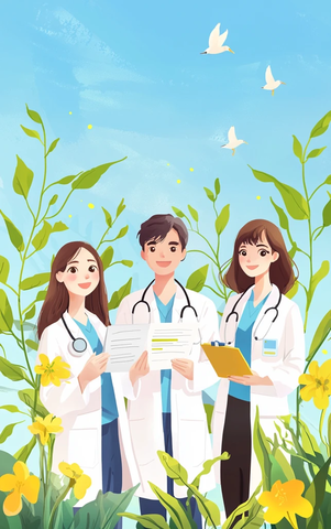 医疗专家与植物