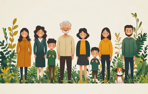 三代同堂与宠物