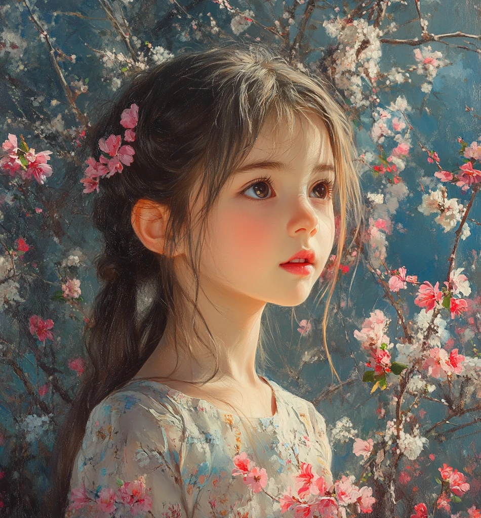 孩子在自然学习中药材