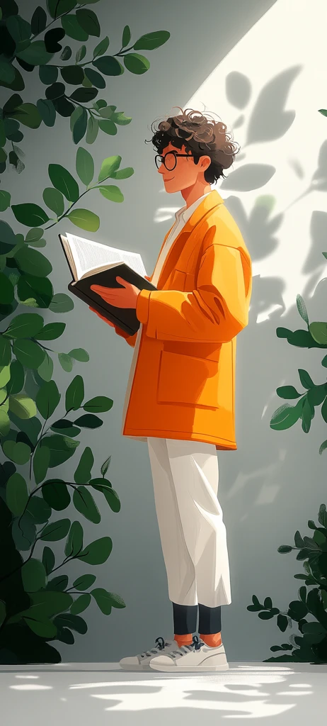 老师读书的场景