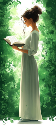 老师读书的场景