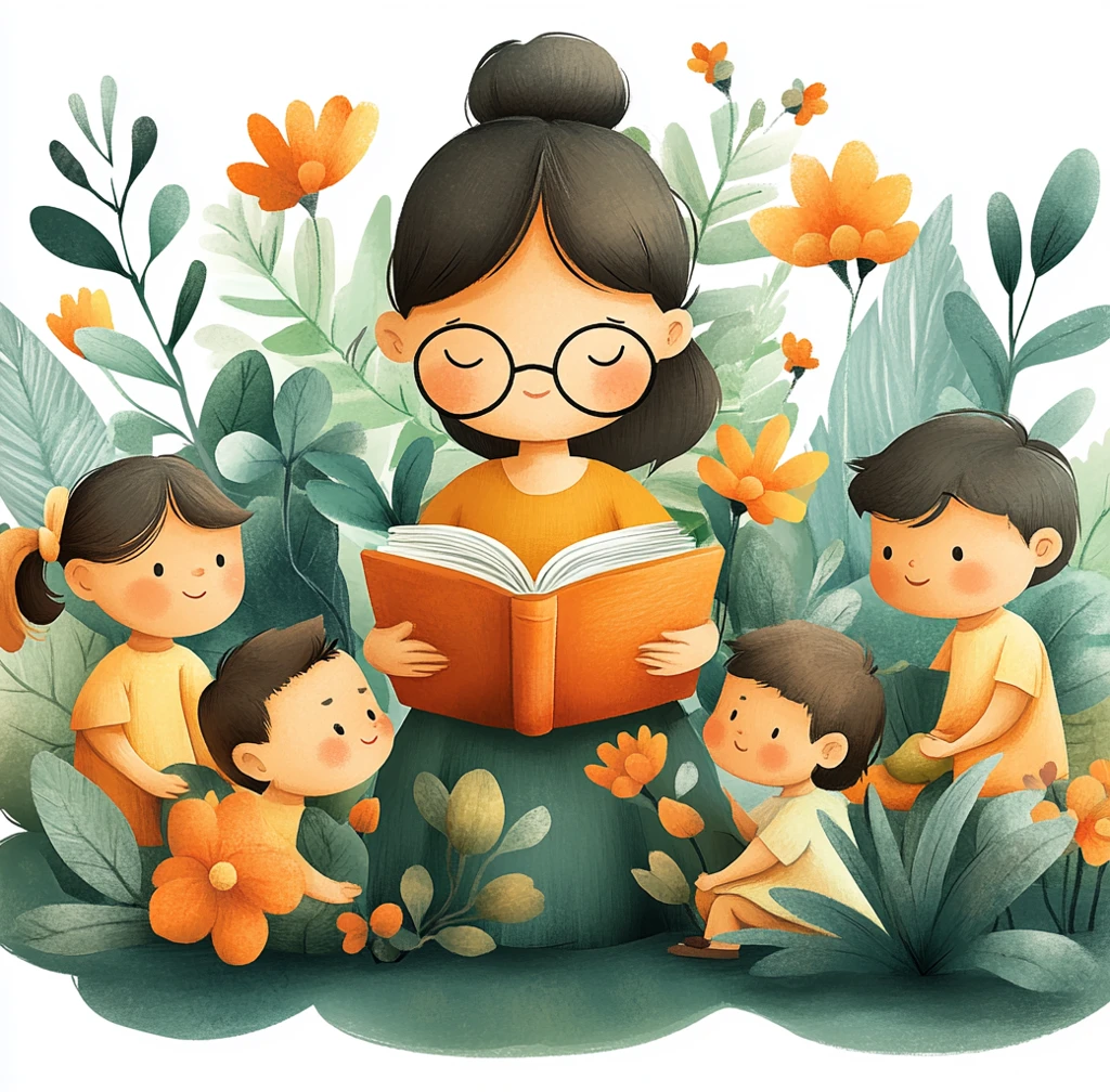 教师与自然元素