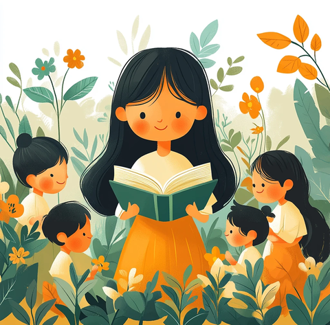 教师与自然元素