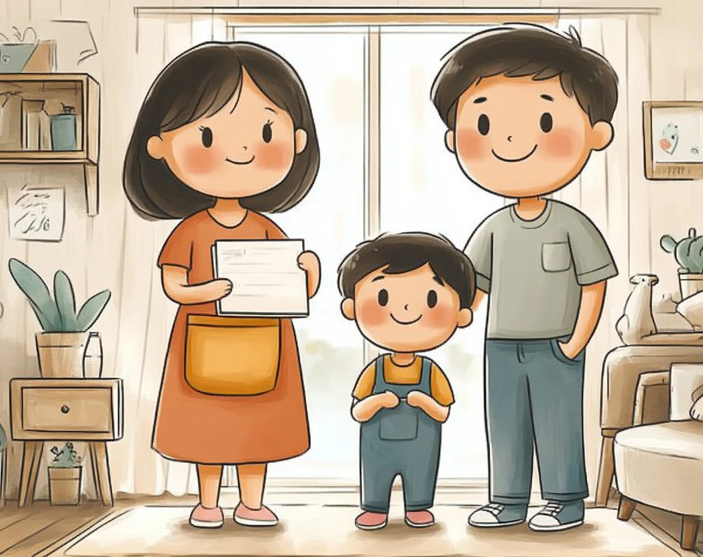 母亲看孩子英语试卷