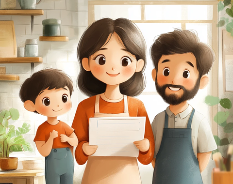 母亲看孩子英语试卷