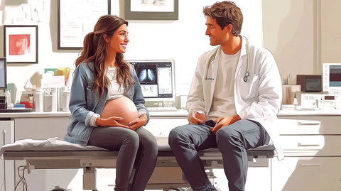 孕妇超声检查场景