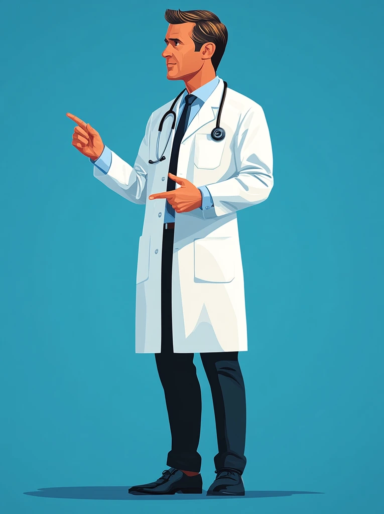 医生白大褂演示