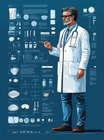 医生白大褂演示