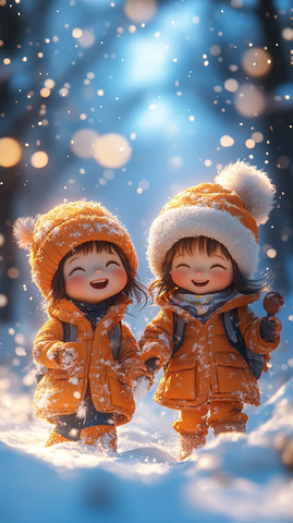 云端嬉戏的童年