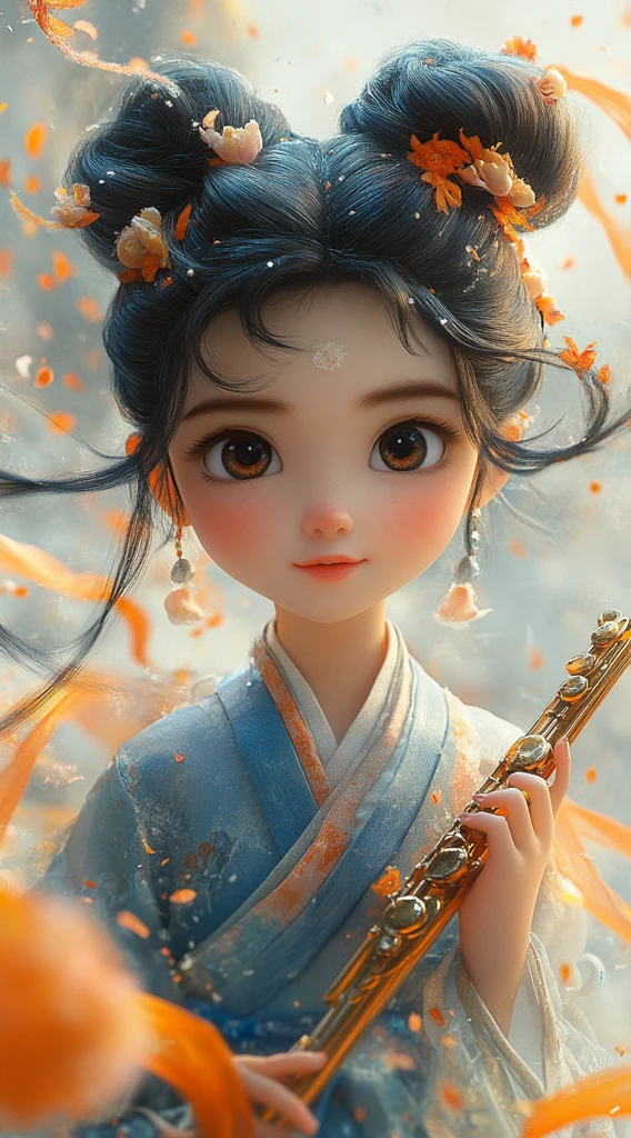 飞舞的女孩与长笛