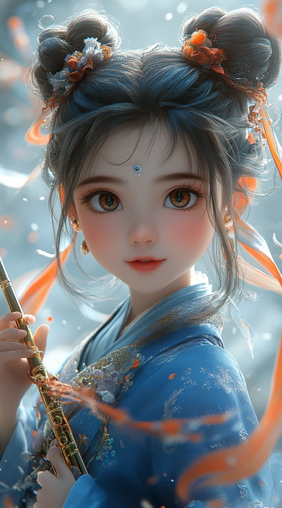 飞舞的女孩与长笛