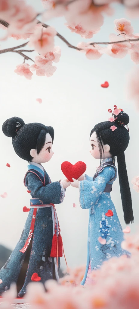 传统情侣牵手礼