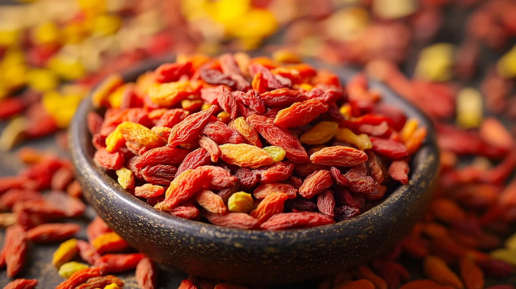 枸杞特写宁夏特产