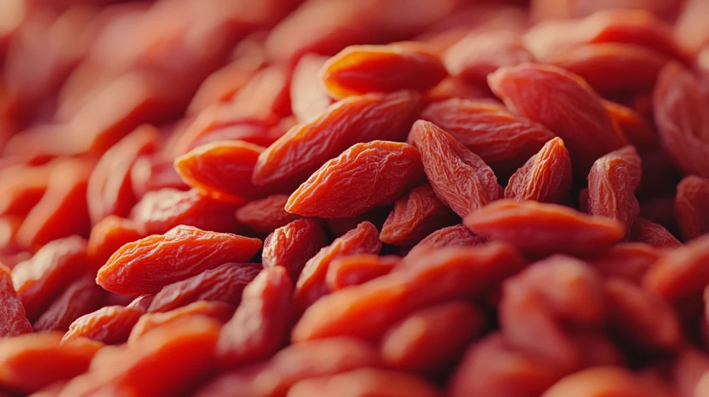 宁夏红枸杞干果特写
