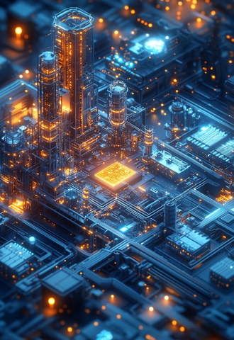 工业园区玻璃建筑